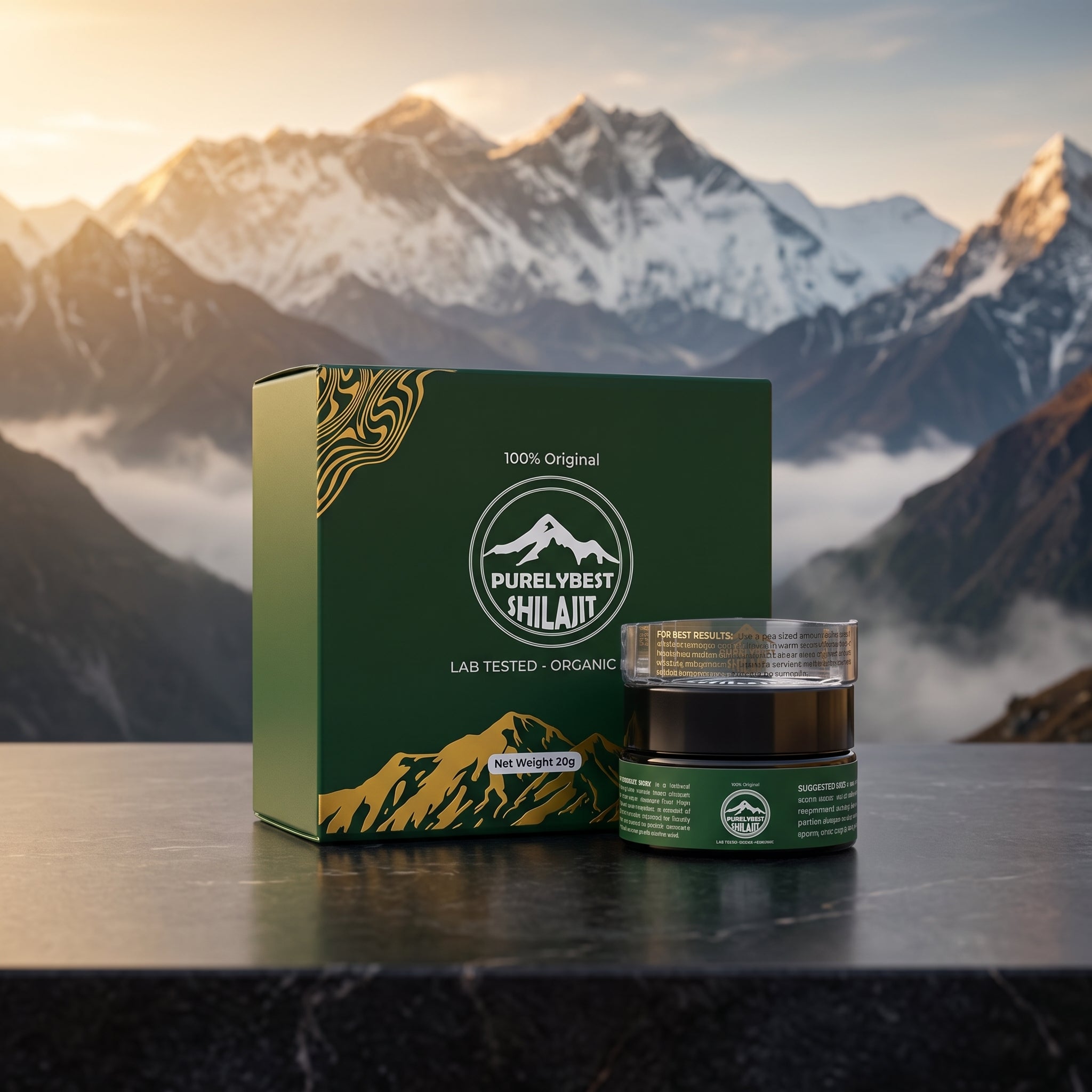 PURELYBEST® Authentic Himalayan Shilajit Resin