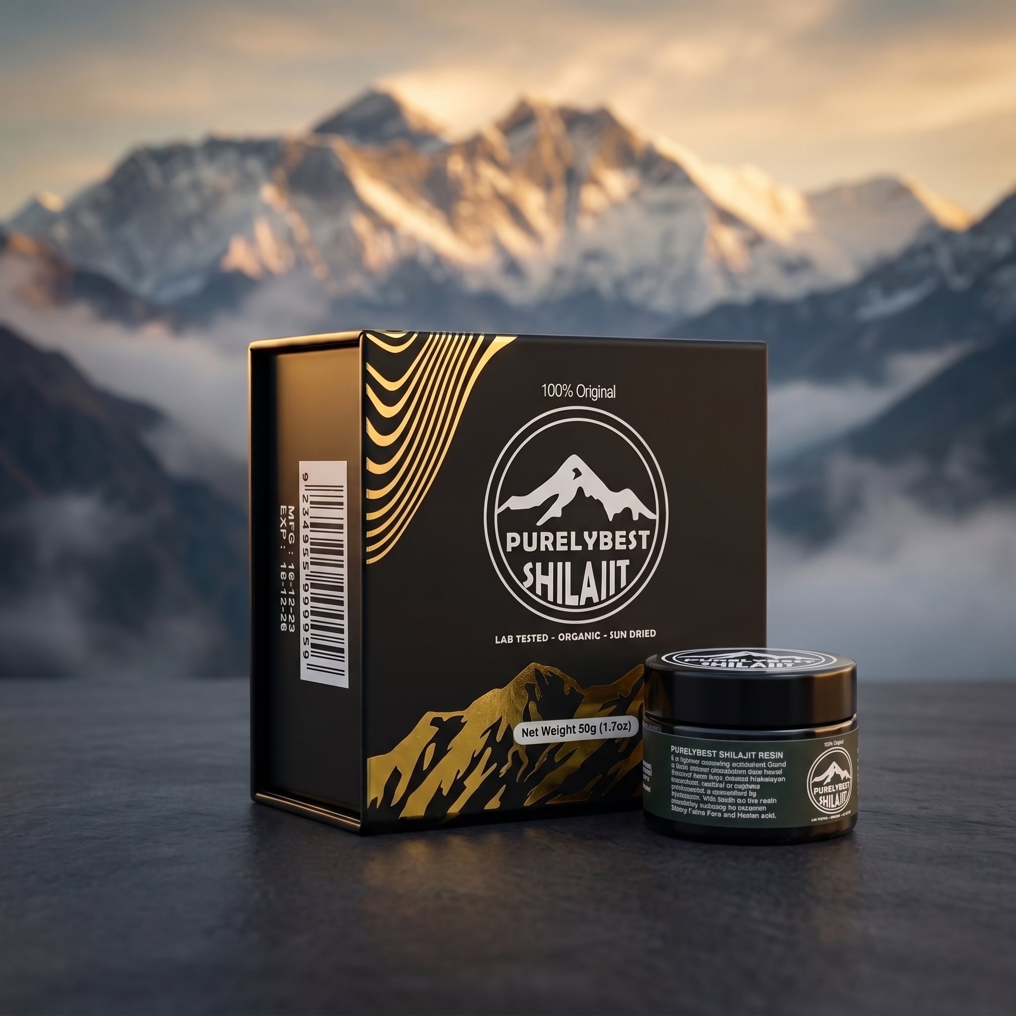 PURELYBEST® Authentic Himalayan Shilajit Resin