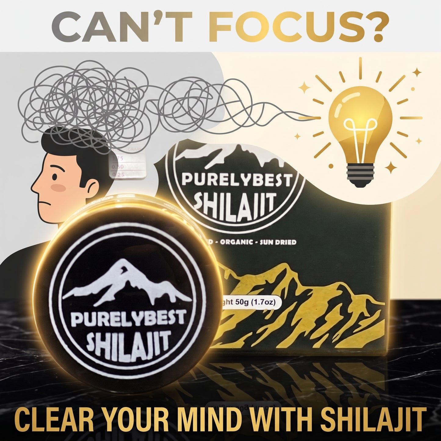 PURELYBEST® Authentic Himalayan Shilajit Resin